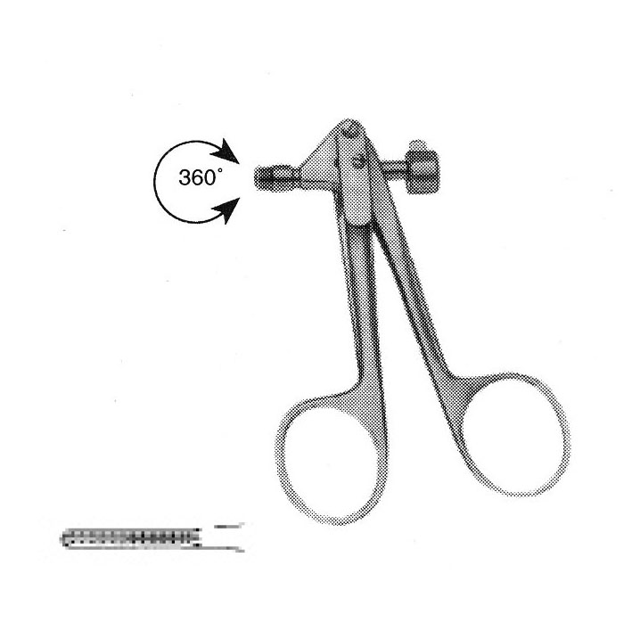 DE BAKEY ATROMAT BAĞIRSAK KLEMP ÇAP  5 MM